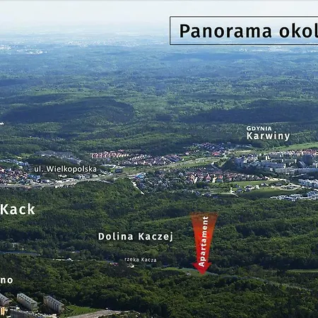 아파트 Dolina Kaczej W Sercu Gdyni 그디니아